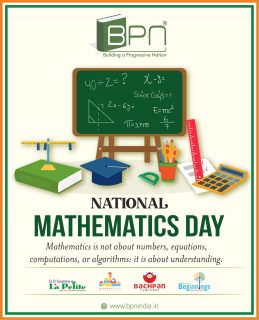 ✨ Happy National Mathematics Day!
Today we celebrate the beauty of numbers, patterns, and problem-solving — skills that help young minds think sharper and dream bigger.
Let’s inspire our children to explore, question, and enjoy the magic of maths! ✨📘➗

#NationalMathematicsDay #MathIsFun #LearningEveryday #YoungMinds #EarlyLearning #EducationMatters #STEMLearning #InspiringLearners #bpnindia