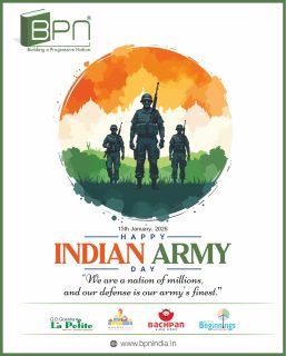 Saluting the courage, sacrifice, and unwavering spirit of our brave soldiers.
Indian Army — our pride, our strength, our shield. 
#IndianArmyDay #SaluteToHeroes #ProudIndian #BraveHearts #NationFirst #IndianArmy #bpnindia