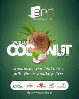 Celebrating the humble coconut and all the goodness it brings! From refreshing hydration to nourishing goodness, it’s nature’s little powerhouse.

Here’s to making healthy choices, one coconut at a time.

#WorldCoconutDay #CoconutDay #HealthyChoices #Nutrition #HealthyEating #NaturalGoodness #Wellness #HealthyLifestyle #EatHealthy #NutritionMatters
#BPNIndia