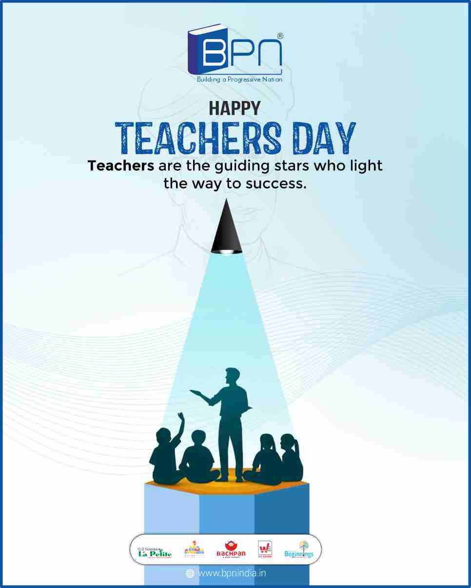 A great teacher doesn’t just teach lessons — they inspire curiosity, build confidence, and shape the future.
This Teachers’ Day, we celebrate the educators who make every little mind believe, explore, and grow.
Happy Teachers’ Day to the true architects of tomorrow.
#HappyTeachersDay #TeachersDay #ThankYouTeachers #Educators #BPNIndia #LearningAndGrowing #TeachersMatter #FutureBuilders