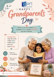 Grandparents are the beautiful bridge between generations — filling childhood with love, wisdom, stories, and countless precious memories.

This Grandparents Day, let’s celebrate the ones who make every little moment extra special.

#GrandparentsDay #HappyGrandparentsDay #GrandparentsLove #FamilyLove #PreciousMemories #ChildhoodMemories #GenerationsOfLove #FamilyFirst
 #BPNIndia