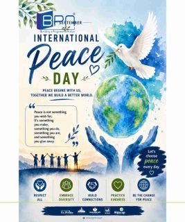 Peace begins with understanding, grows through kindness, and inspires a better tomorrow.
Let’s choose harmony, respect, and compassion every day.

#InternationalPeaceDay #Peace #WorldPeace #SpreadPeace #PeaceAndHarmony #Kindness #TogetherForPeace #PeaceBeginsWithUs #BPNIndia